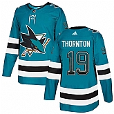 Sharks 19 Joe Thornton Teal Drift Fashion Adidas Jersey,baseball caps,new era cap wholesale,wholesale hats